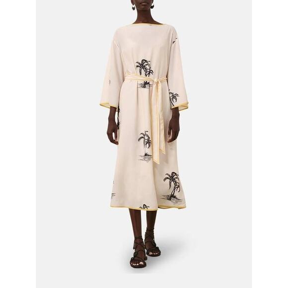 Zimmermann Tunic Dress in Cream Palm 0P - Picture 1 of 6